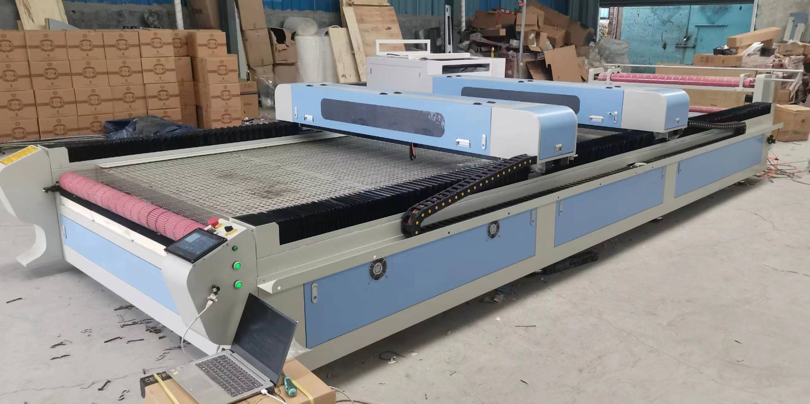 Two-headed Asynchronous Laser Cutting Machine